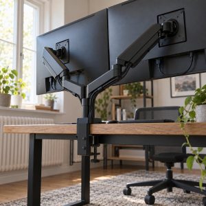 Brazo doble para monitor Lumio Arm Duo con pistón de gas